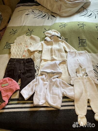 Большой пакет детский вещей 56-80 см