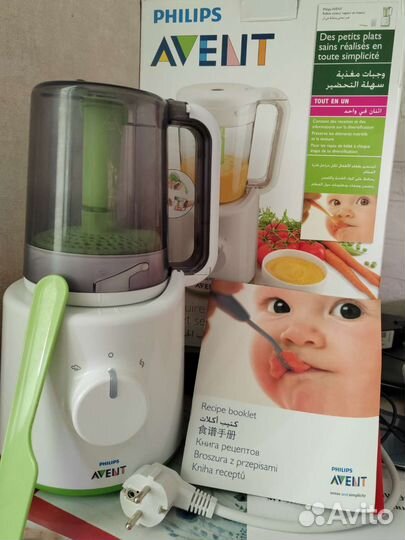 Пароварка блендер philips avent 2 в 1