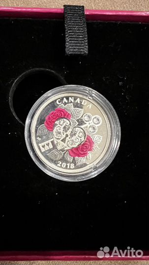 Монета 2018 3 Fine Silver Celebration of Love