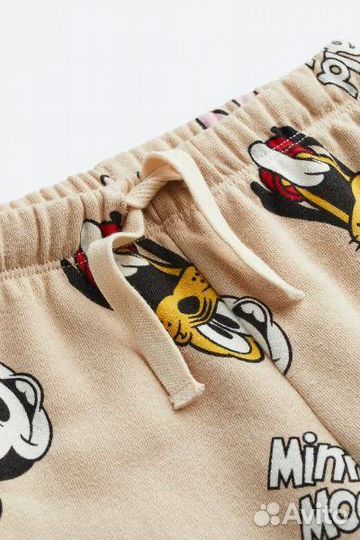 Костюм с начесом H&m новый 74 mickey mouse