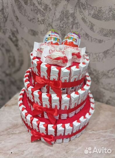 Тортик из киндер к 8 марта