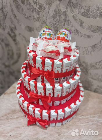 Тортик из киндер к 8 марта