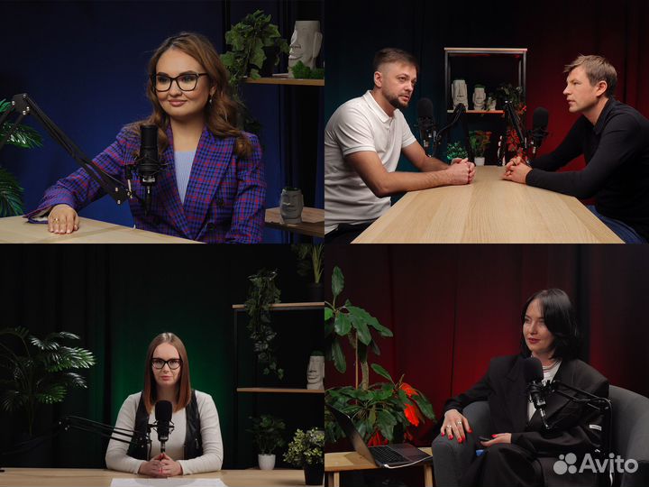 Студия для записи подкастов и рилс zolotov.studio