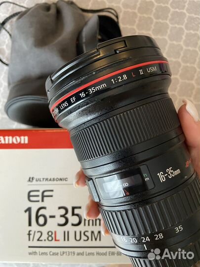 Объектив canon ef 16-35 2.8 II