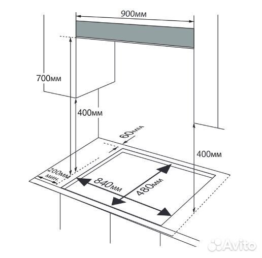 Газовая поверхность avex HM 9554 RY