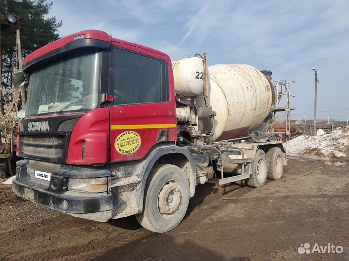 Автобетоносмеситель Scania P400, 2013