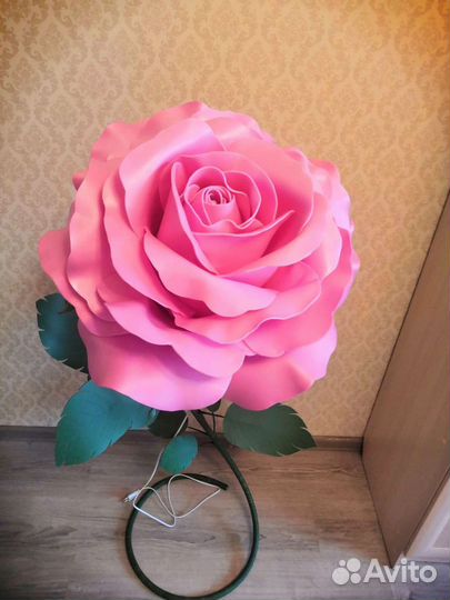 Торшер-роза