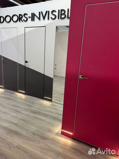 Скрытые межкомнатные двери под покраску