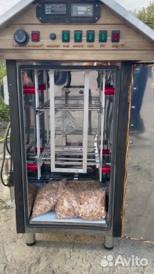 Электростатическая коптильня для горячего копчения