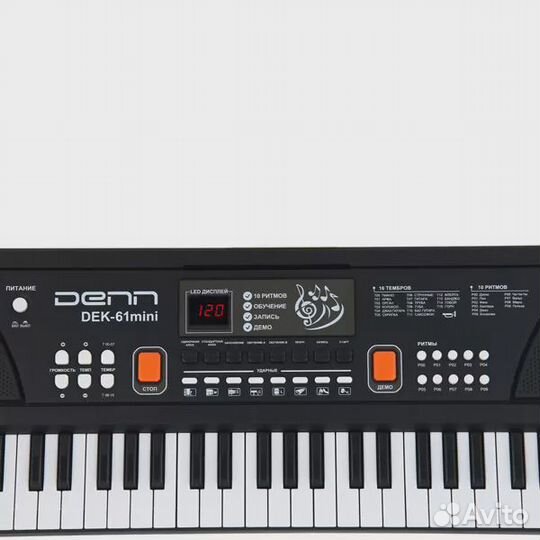 Синтезатор Denn DEK61 mini