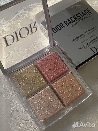 Dior backstage glow face palette 04 хайлайтер