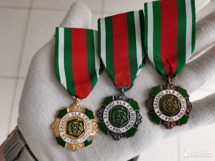 Медаль За заслуги на таможне 1-2-3 степени Польша