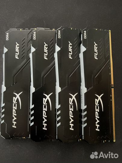Оперативная память Hyperx Fury RGB ddr4