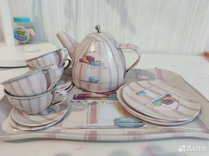 Набор детской посуды и продуктов