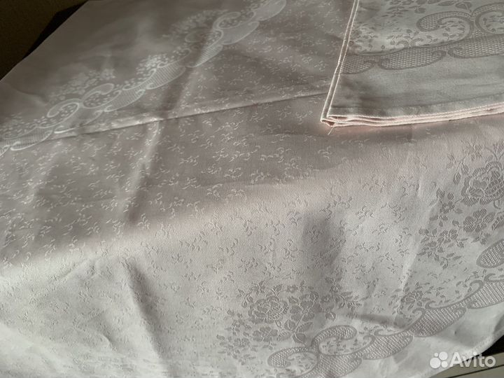 Скатерть Irezette Германия круглая хлопок новая