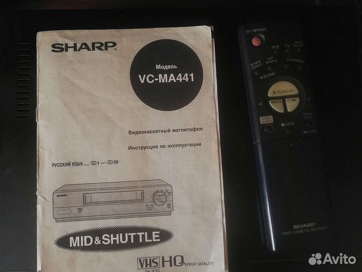 Видеомагнитофон sharp