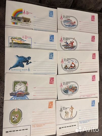 Коллекция конвертов «Олимпиада 1980». Лот - 3
