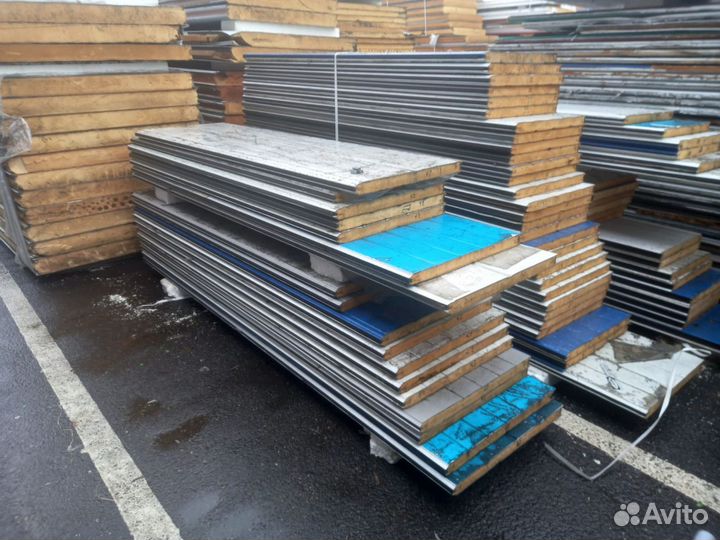 Сэндвич панели бу 30000 м2 в наличии