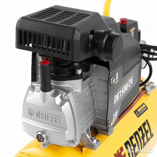 Компрессор воздушный 24 л Denzel