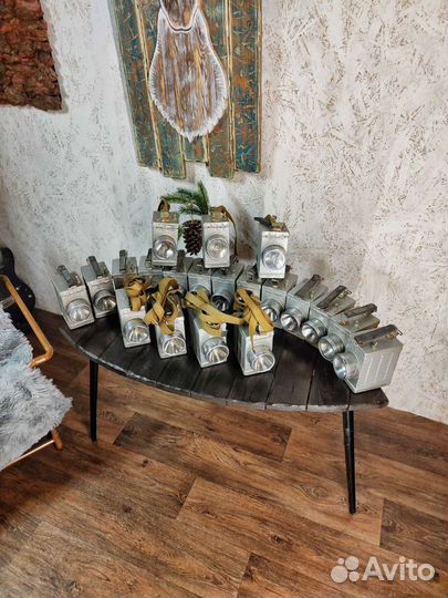 Фонарь СССР с ручкой и ремнём