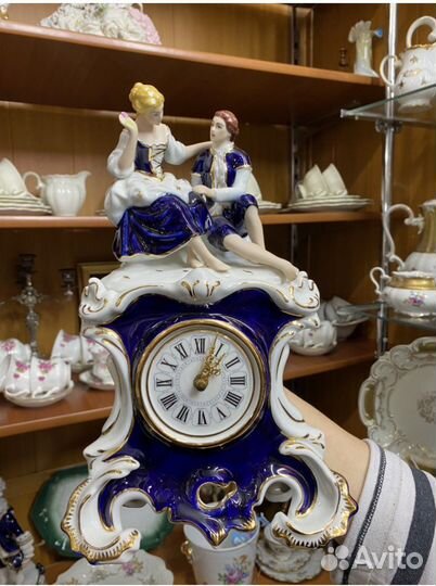 Часы фарфоровые Royal dux Чехия