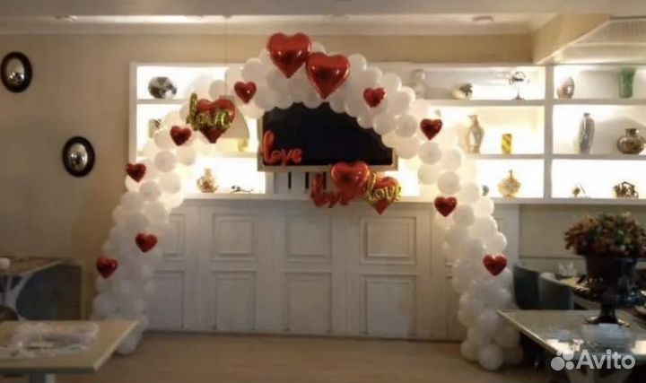 Арка из шаров украшения с шарами