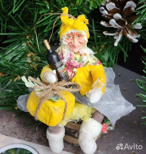 Ватная игрушка баба яга и другие