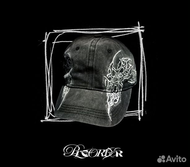 Кепка кастом готика