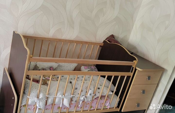 Детская кроватка трансформер