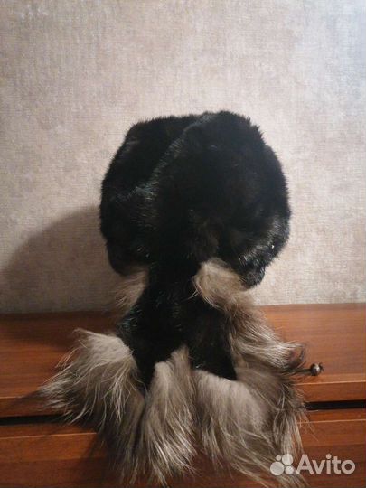 Норковый берет мягкий