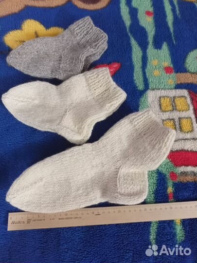 Носки связаны вручную или свяжу из вашей пряжи