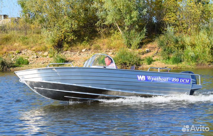 Новый алюминиевый катер Wyatboat 490DCM в наличии