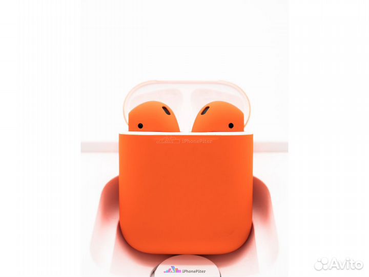 Беспроводные наушники AirPods 2 (Оранжевый)