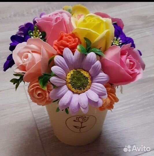 Букеты цветов мыло выпускной