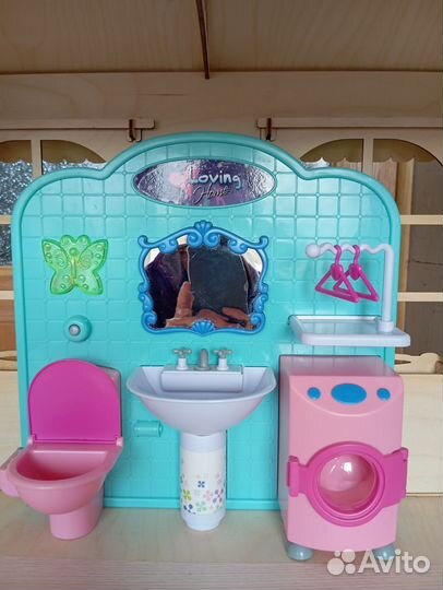 Ванная комната для кукольного домика