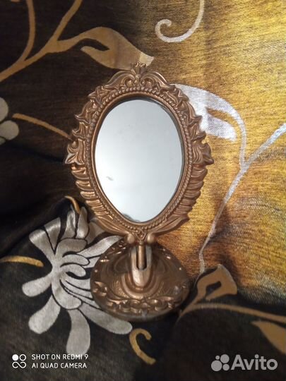 Настольное зеркало винтаж СССР бу
