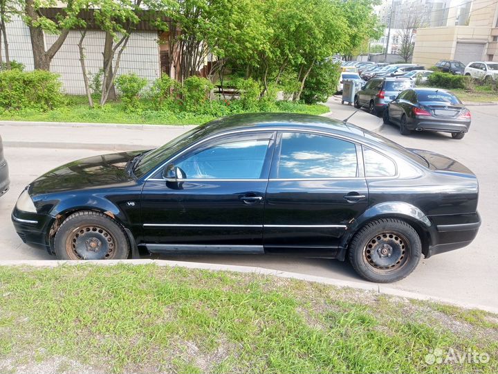 Volkswagen Passat 2.8 AT, 2002, 212 000 км