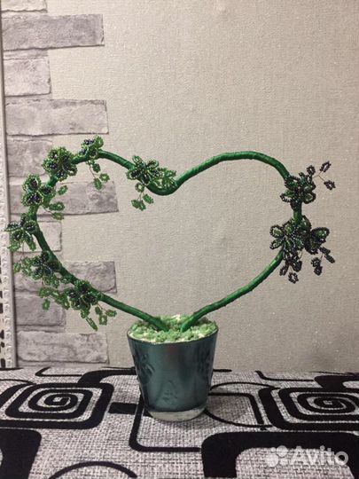 Сердечко из бисера