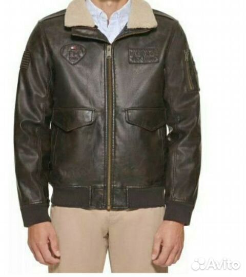 Куртка дубленка авиатор Members Only