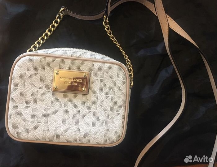 Crossbody Michael Kors Jet Set Vanilla