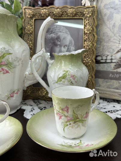 Антикварный кофейный набор 