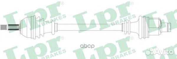 Привод в сборе renault clio II/kangoo 1.2-1.6 9