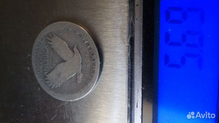 Монета старый сша(liberty) 1921 год.серебро