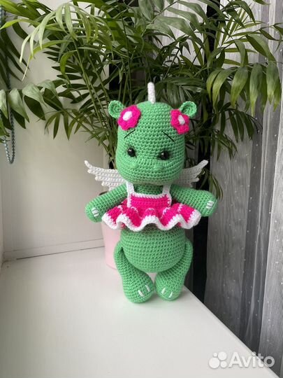 Вязаные игрушки дракон