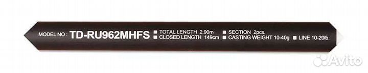 Спиннинг Team daiwa RU 962MH