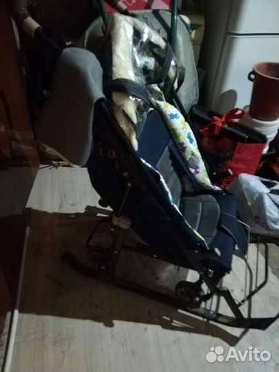 Коляска санки