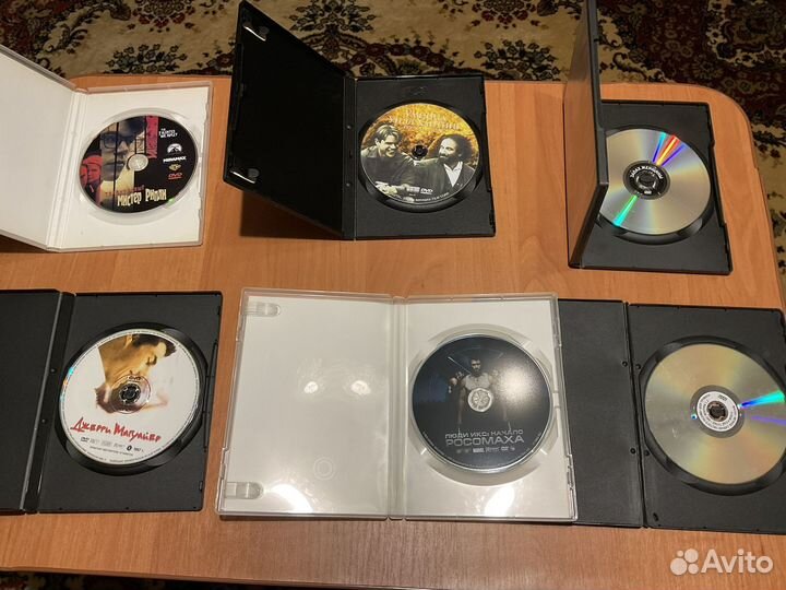 DVD с фильмами. Б/у