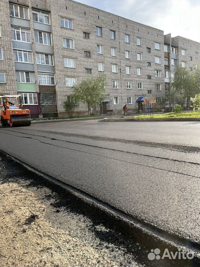 Асфальтирование и благоустройство территории