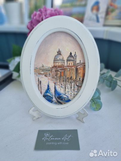 Венеция Италия пейзаж картина маслом в раме