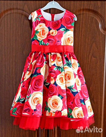 Праздничное платье для девочки 110 116
